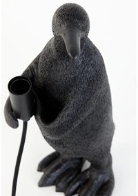 Lampada da tavolo nera (altezza 34 cm) Penguin - Light &amp; Living
