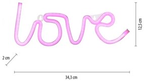 JUST LIGHT. 85021-87 - LED Decorazione murale al neon NEON LED/6,5W/5V Love