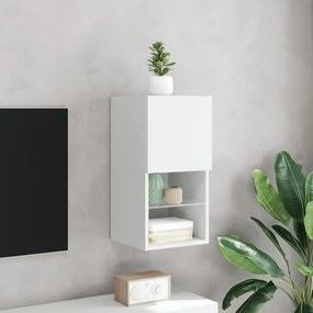 Mobile tv con luci led bianco 30,5x30x60 cm