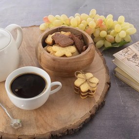 Ciotola in legno di colore naturale Mango - Orion