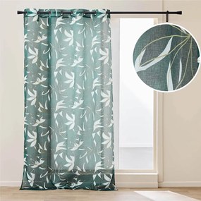 Tenda sottile verde in voile 140x240 cm Elsa – douceur d'intérieur