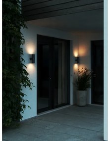 Nordlux - Applique da esterno KYKLOP 2xGU10/25W/230V IP54 nero