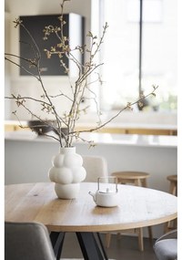 Tavolo da pranzo rotondo pieghevole in rovere naturale ø 135 cm Maddock - Rowico