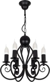 Lampadario a sospensione con catena VINCENT 6xE14/40W/230V