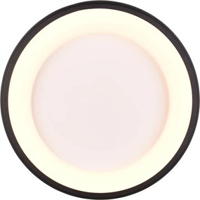 Plafoniera a LED dimmerabile nera Cardona - Trio