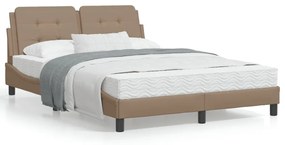 Giroletto Con Testiera Cappuccino 140x200 Cm İn Similpelle /