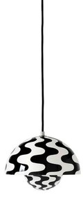 &Tradition - Flowerpot VP1 Lampada a Sospensione Black/White &Tradition