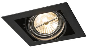 Faretto da incasso nero G53 111mm regolabile - Oneon