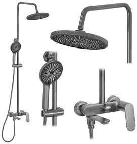 Set doccia REA Marco Gun Grey