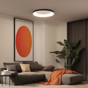 Brilagi - Plafoniera dimmerabile a LED FALCON II 108W/230V 3000-6500K Ø 80 cm nera + telecomando