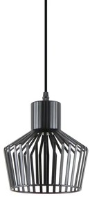 Zuma Line A8079-BK - Lampadario a sospensione con filo DOLIA 1xE27/40W/230V diametro 18 cm nero