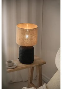 Markslöjd 108684 - Lampada da tavolo MONTAGNA 1xE14/40W/230V 45 cm beige/nero