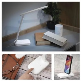 LED Lampada da tavolo ricaricabile dimmerabile LED/5W/3,7V 3000K/4000K/6500K 800mAh bianco