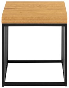 Tavolino con piano effetto rovere 40x40 cm Strington – Actona