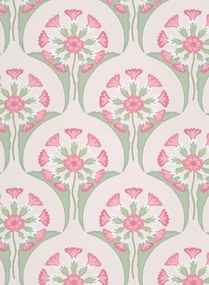 Little Greene Tapete Hencroft - Pink Primula