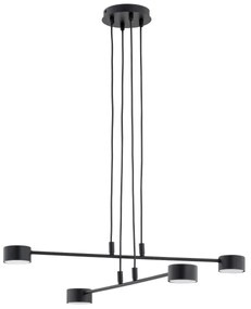 Lampadario a sospensione con filo MODUS 4xGX53/12W/230V nero