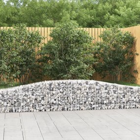Cesti Gabbioni Ad Arco 25 Pz 400x30x40/60 Cm Ferro Zincato /