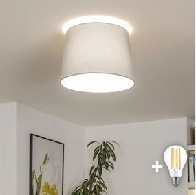 Brilagi - Lampadario LED da soffitto CERIA 1xE27/40W/230V Ø 30 cm grigio