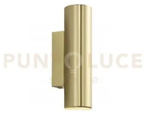 Applique a parete duduk tonda oro 2 luci attacco gu10 mini 7x5x18cm...