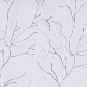 Tenda sottile bianca/grigia 140x260 cm Coral – Casa Selección