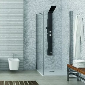 Box doccia 70x70 anta battente e fisso KS2800S - KAMALU