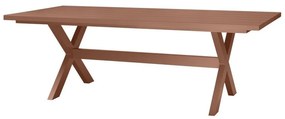 Tavolo da pranzo da giardino in alluminio 100x220 cm Delta - Exotan