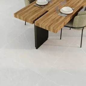 Piastrella da pavimento e rivestimento interno 120 x 120 cm Sp. 9 mm rettificato Eternal in gres porcellanato opaco grigio perla traffico intenso (pei 4/5) R9 1.44 mq