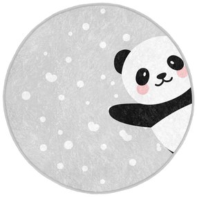 Tappeto per bambini grigio chiaro ø 80 cm Comfort - Mila Home