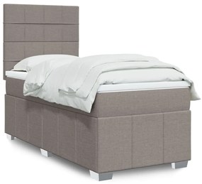 Giroletto A Molle Con Materasso Tortora 100x200 Cm İn Tessuto /