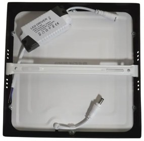 Plafoniera LED GERRY LED/18W/230V 4000K nero