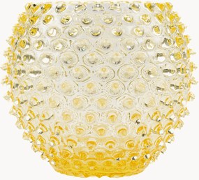 Vaso in vetro soffiato Opaline Hobnail