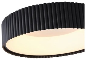 Plafoniera LED LED/30W/230V 3000K nero diametro 46 cm