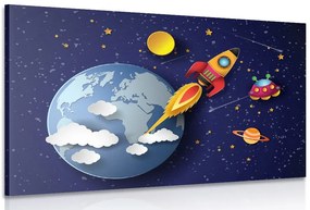 Stampa su tela – Verso lo spazio