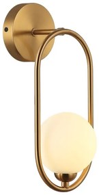 ITALUX WL-3965-1-BRO - Applique LUPUS 1xG9/25W/230V oro