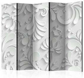 Paravento  Room divider – Plan motif II  Colore bianco e nero, Dimensioni e Misure 225x172