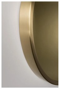 Specchio da parete in acciaio dorato , ø 60 cm Bandit - Zuiver