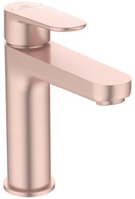 Rubinetto per lavabo a canna media getto aerato Cerafine O rosa spazzolato opaco IDEAL STANDARD H 17.6 cm