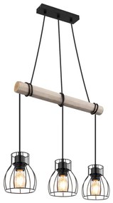 Globo 15326-3H - Lampadario a sospensione con filo MINA 3xE27/40W/230V