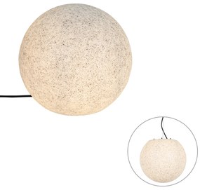 Lampada da esterno moderna grigia 35 cm IP65 - Nura