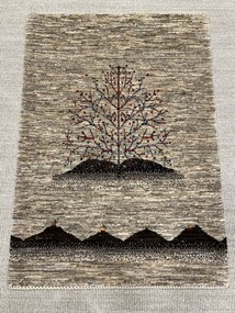 Loribaft Tappeto 120 x 90 Marrone (Iran) Annodato A Mano