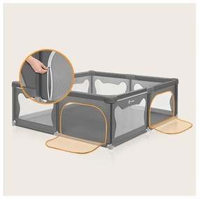 Lionelo - Box giochi WILLOW XL grigio