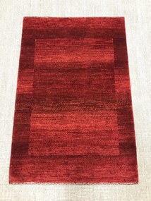 Loribaft Tappeto 120x80 Rosso (Iran) Annodato A Mano