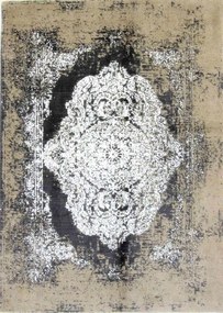 Neo Tappeto orientale 200 x 140 Nero (Indian) Realizzato A Mano