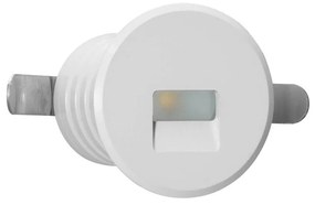 Faretto LED Bianco 1W IP67 Professional - per Gradini Colore Bianco Caldo 2.700K