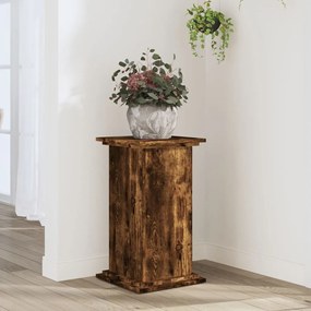 Supporto Per Piante Rovere Fumo 33x33x60 Cm Legno Multistrato /