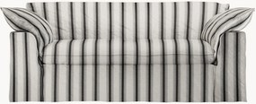 Divano 3 posti Nomad: 204 cm - Rocco, Chalkstripe