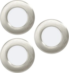 Eglo 901434 - Set 3x LED RGBW FUEVA-Z, faretti da incasso/soffitto, LED/2,8W/230V, 8,8cm, IP44, cromato