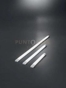 Sottopensile a led in plastica bianco opaco tiny 30cm led 4w 3000k ...