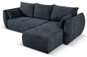 Divano angolare blu scuro (angolo destro) Matera - Cosmopolitan Design