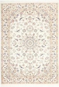 Nain Tappeto persiano 140 x 190 Beige (Iran) Annodato A Mano